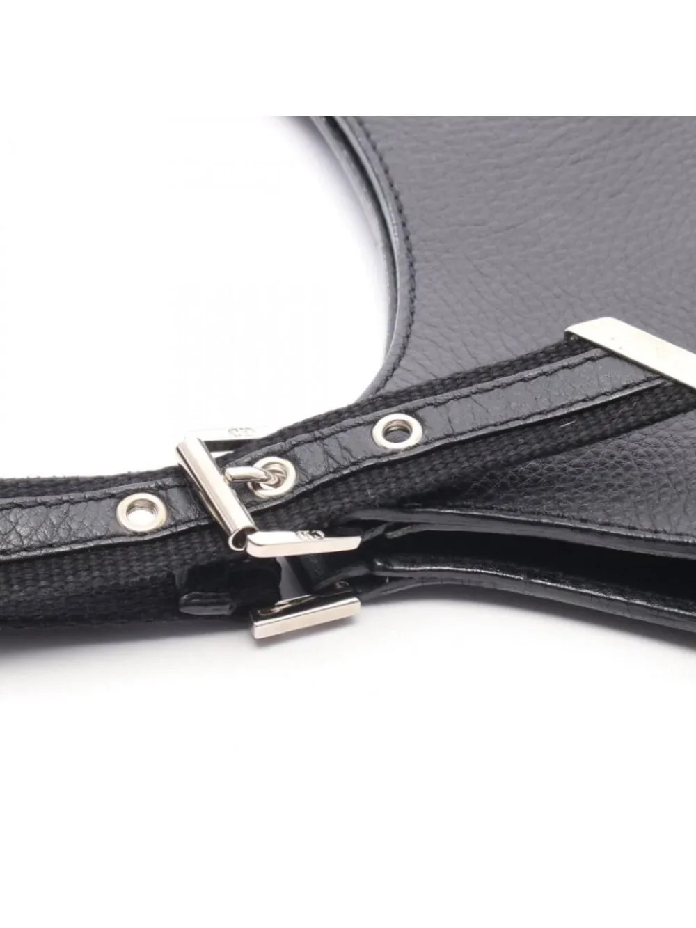 Dior Tote Street Chic Trotter Black Canvas Leather